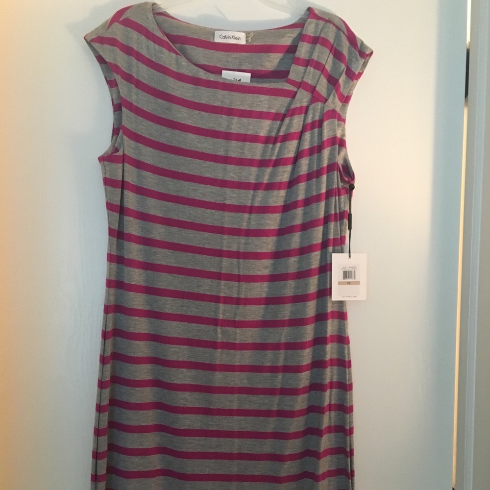 Calvin Klein striped dress